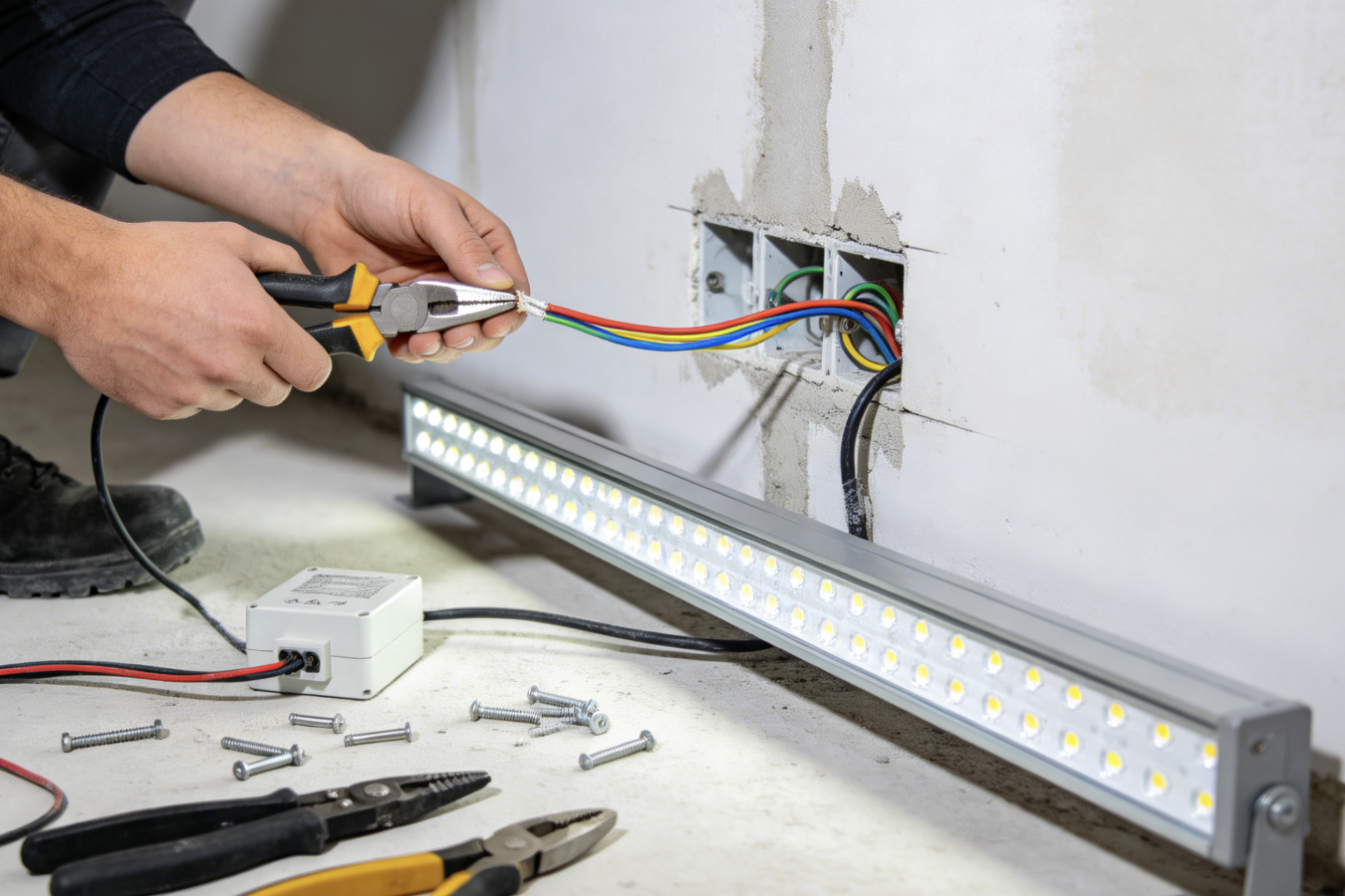 Install LED Wall Washer Lights.png